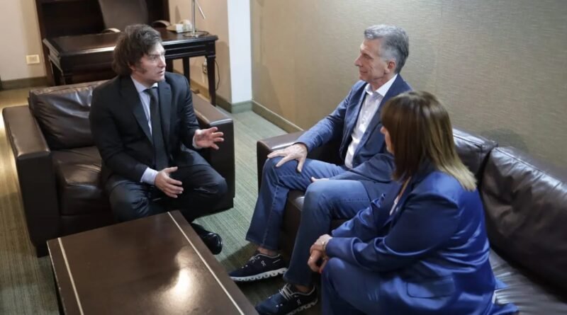 Macri, Milei y Bullrich